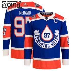 Edmonton Oilers Trikot Connor McDavid Heritage Classic Adidas 2023-24 Blau Authentic - Kinder